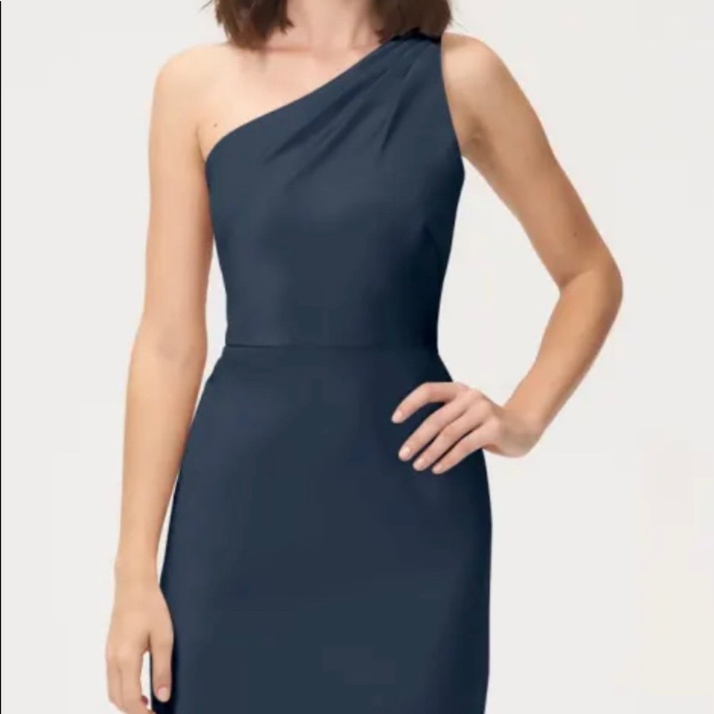 Jenny Yoo Lena French Blue Bridesmaid Dress, size 8